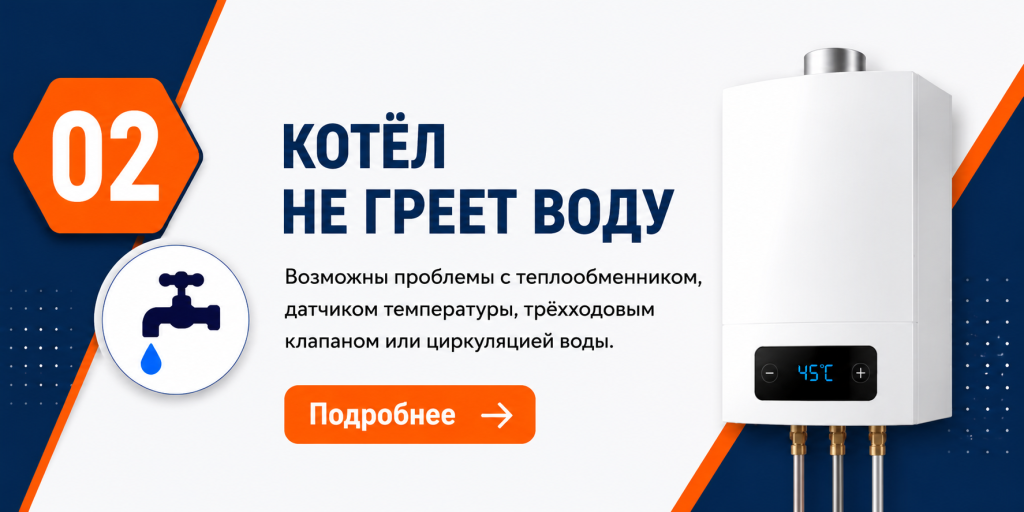 Частые неисправности газовых котлов
